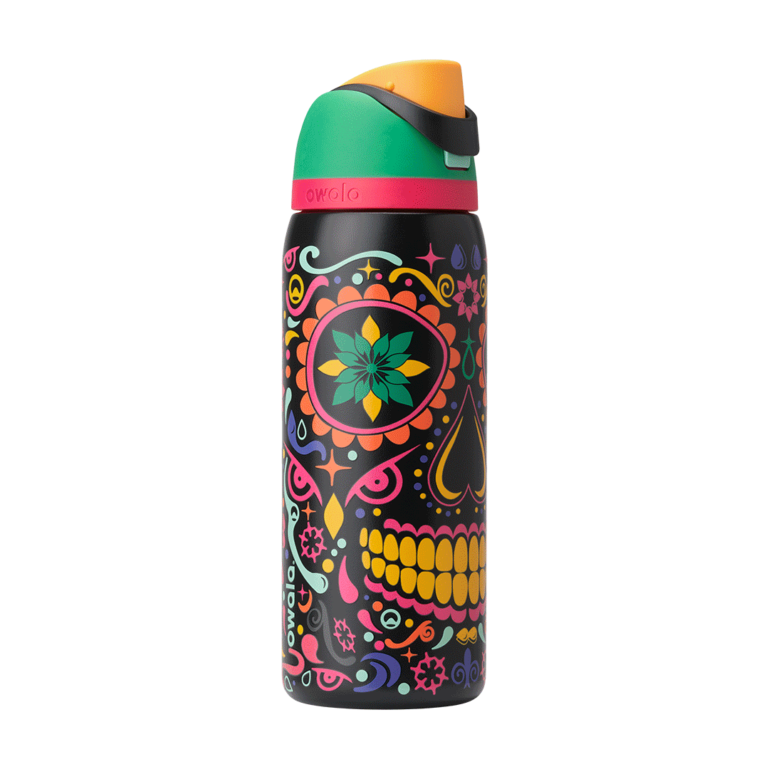 Sugar Skull Water Bottle UWRFM