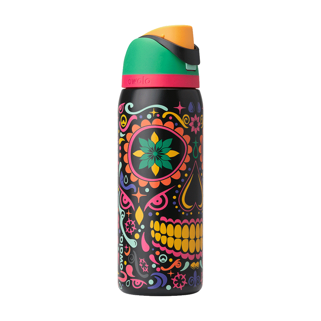 Sugar Skull Water Bottle UWRFM
